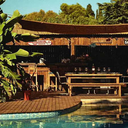 Yourte Jardin Tropicale Piscine - Quatre Murs Et Un Toit Luxusní stan *