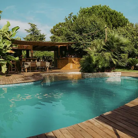Luxusní stan Yourte Jardin Tropicale Piscine - Quatre Murs Et Un Toit *